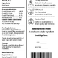 Beef heart dog treats label with ingredients and guaranteed analysis