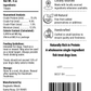Tilapia fish dog treats label with ingredients and guaranteed analysis