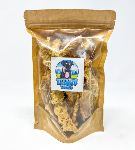 Dehydrated Beef Tripe Dog Treats: Single-Ingredient and All-Natural
