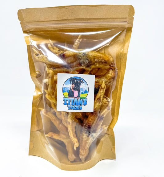 Dehydrated Chicken Feet Dog Treats: Single-Ingredient and All-Natural