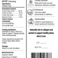 Chicken feet dog treats label with ingredients and guaranteed analysis