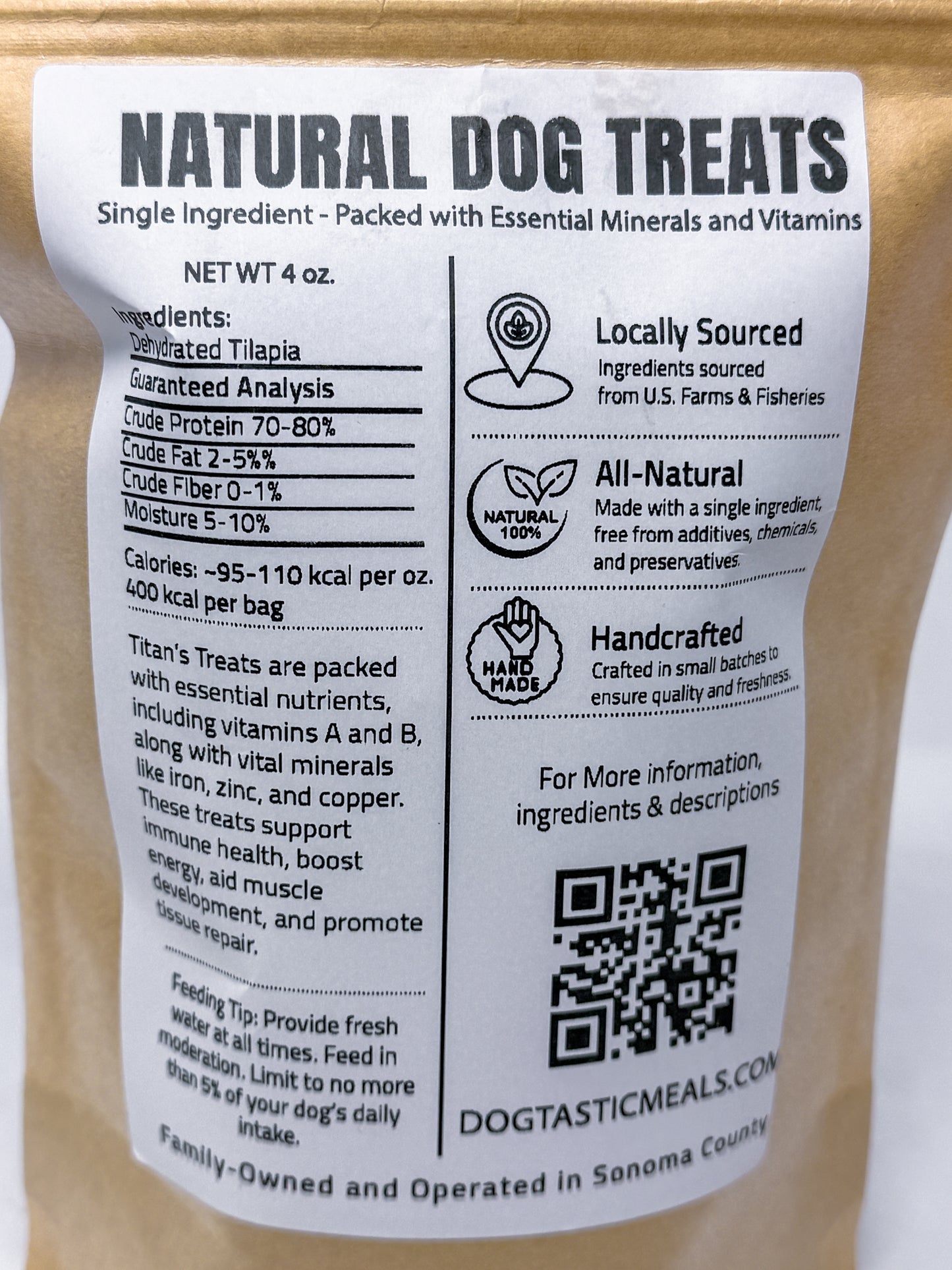 Dehydrated Tilapia Dog Treats: Single-Ingredient and All-Natural