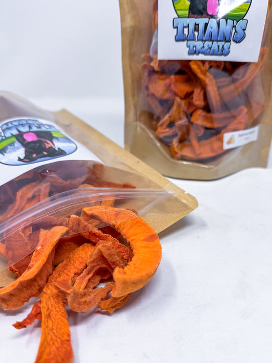 Dehydrated Butternut Squash Dog Treats: Single-Ingredient and All-Natural
