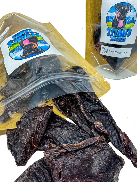 Dehydrated Beef Heart Dog Treats: Single-Ingredient and All-Natural