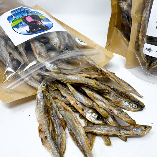 Dehydrated Whole Smelt Dog Treats: Single-Ingredient and All-Natural