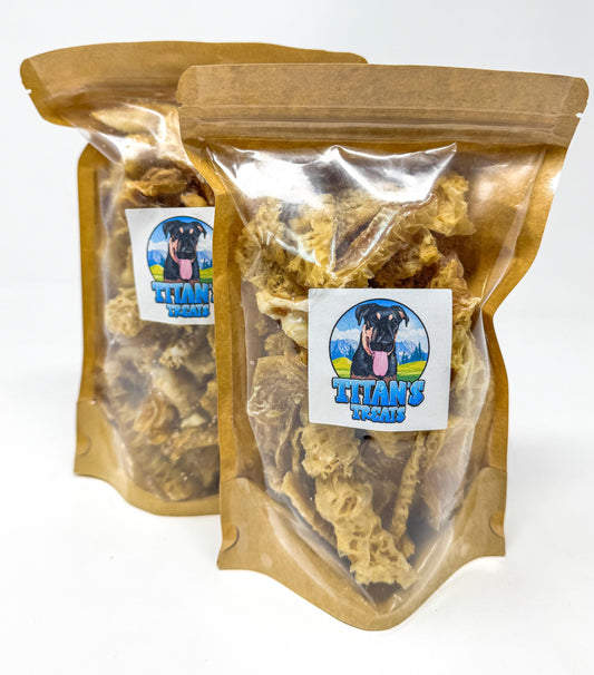 Dehydrated Beef Tripe Dog Treats: Single-Ingredient and All-Natural